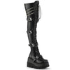 Black Stretch Vegan Leather