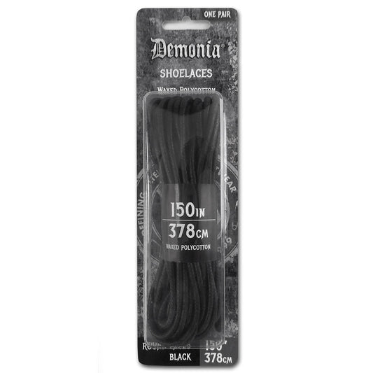 Demonia Cult Value | "Shoelaces (Thigh-high Boots)" Black