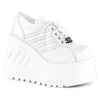 White Patent-Vegan Leather